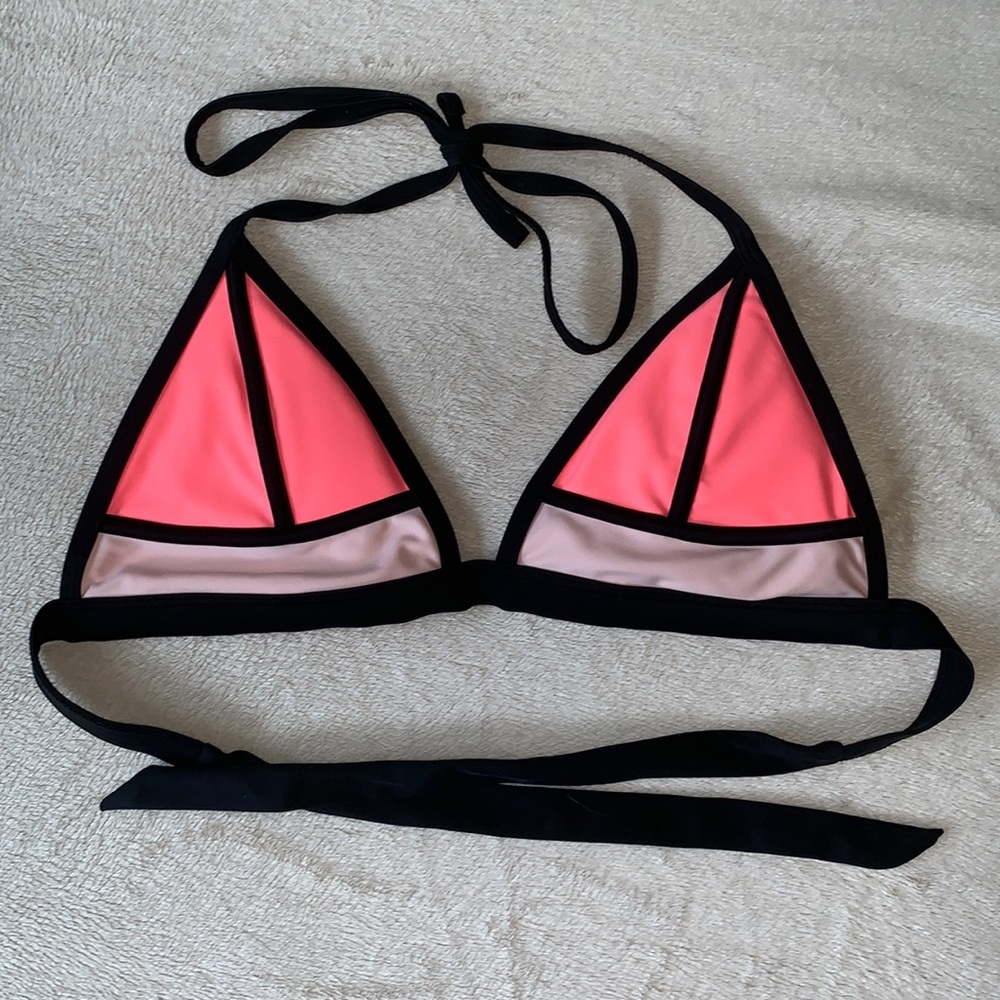 Target pink bikini top